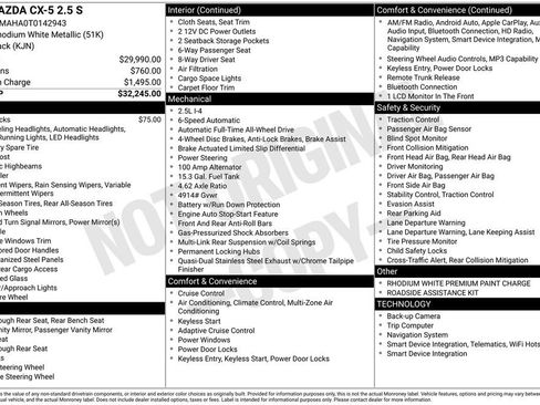 New 2026 MAZDA CX-5 AWD 2.5 S image 34