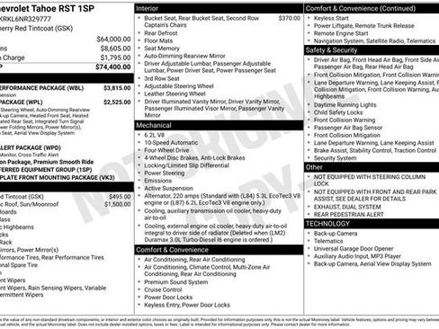 Used 2022 Chevrolet Tahoe RST w/ Sport Performance Package image 6