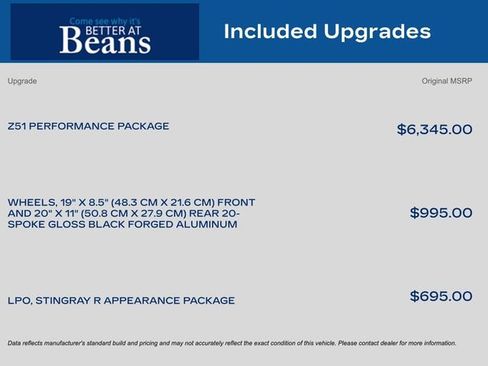 Used 2023 Chevrolet Corvette Stingray w/ Z51 Performance Package image 9