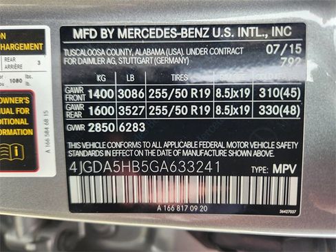 Certified 2016 Mercedes-Benz GLE 350 4MATIC image 33