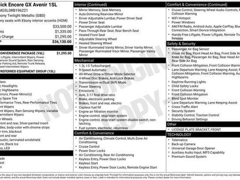 Used 2024 Buick Encore GX Avenir w/ Avenir Convenience Package image 4