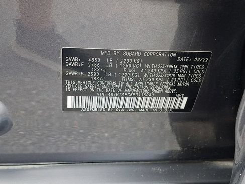 Used 2023 Subaru Outback Touring AWD/4WD image 28