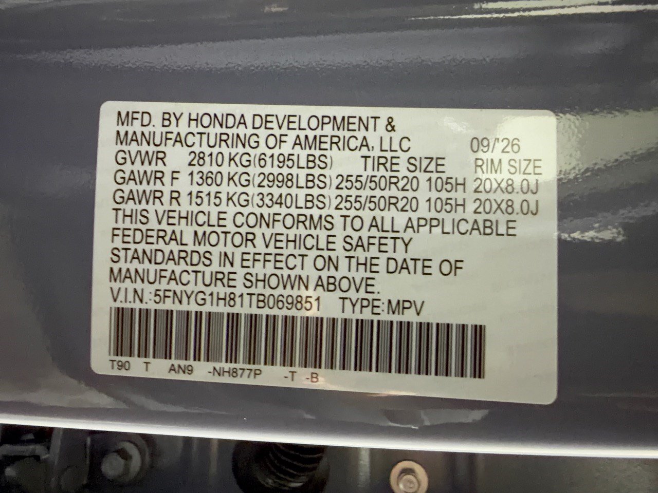New 2026 Honda Pilot Elite image 31