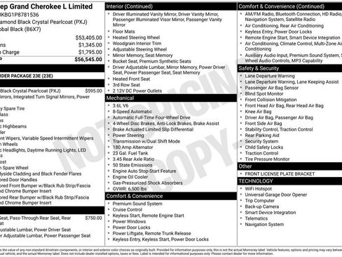 Used 2023 Jeep Grand Cherokee L Limited AWD/4WD image 42