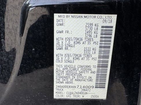 Used 2019 Nissan Frontier SV image 33