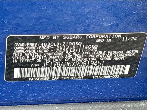 Used 2024 Subaru WRX Premium AWD/4WD image 34