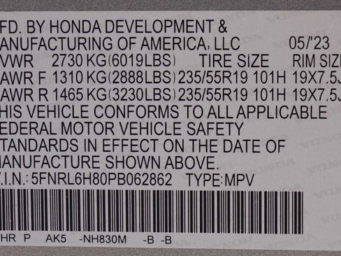 Used 2023 Honda Odyssey Touring image 30