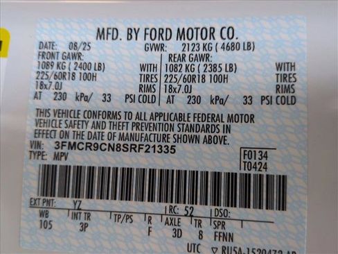 New 2025 Ford Bronco Sport Outer Banks w/ Outer Banks Tech Package+ image 17