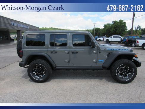 Used 2021 Jeep Wrangler Unlimited Rubicon 4xe w/ Steel Bumper Group AWD/4WD image 19