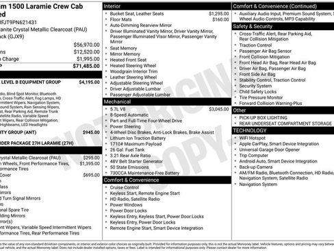 Certified 2023 RAM 1500 Laramie AWD/4WD image 30