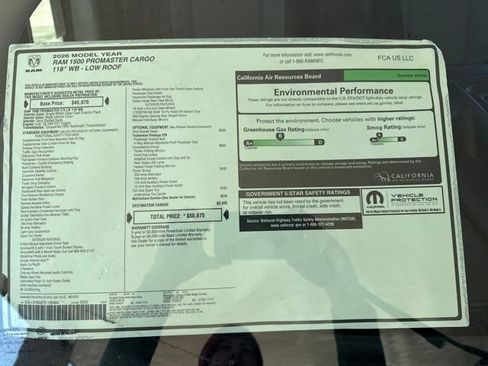 New 2026 RAM ProMaster 1500 w/ Convenience Group FWD image 30