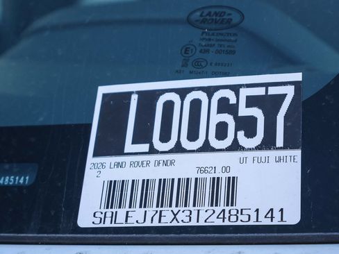 Certified 2026 Land Rover Defender 110 S AWD/4WD image 35