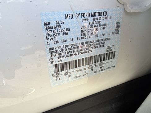 New 2026 Ford Explorer ST-Line w/ ST-Line Street Pack image 30