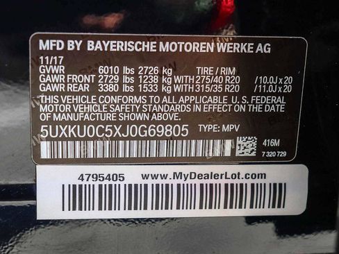 Used 2018 BMW X6 sDrive35i image 40