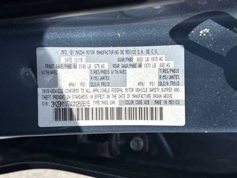 Used 2016 MAZDA MAZDA3 i Touring FWD image 20