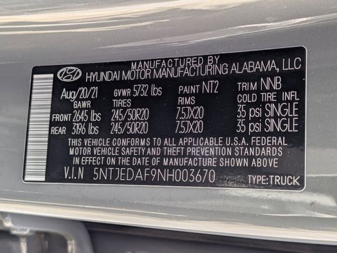 Used 2022 Hyundai Santa Cruz Limited AWD/4WD image 34