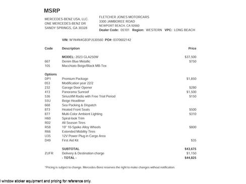 Certified 2023 Mercedes-Benz GLA 250 GLA 250 SUV image 27