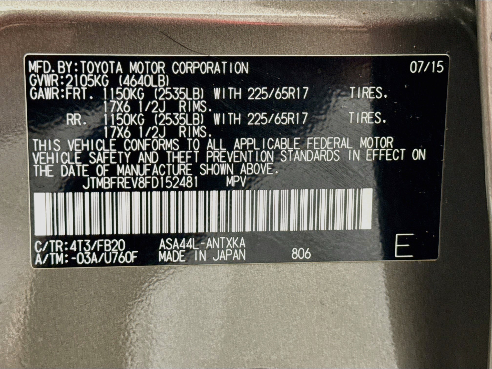 Used 2015 Toyota RAV4 LE AWD/4WD image 30