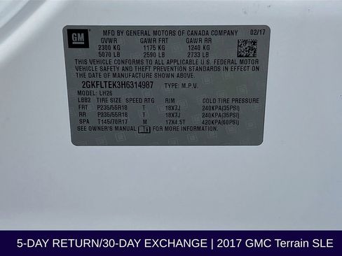 Used 2017 GMC Terrain SLE w/ Nightfall Package image 37