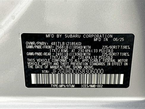 Certified 2025 Subaru Crosstrek 2.0i Premium image 28