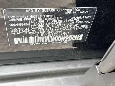 New 2026 Subaru Outback Limited AWD/4WD image 28