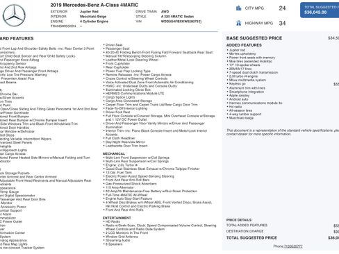 Used 2019 Mercedes-Benz A 220 4MATIC w/ Premium Package image 2