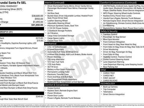 Certified 2025 Hyundai Santa Fe SEL image 6