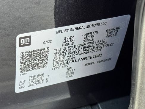 Certified 2022 Cadillac Escalade Sport w/ Touring Package AWD/4WD image 18