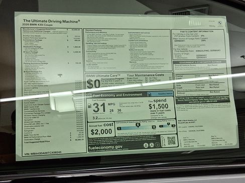 New 2026 BMW 430i Coupe w/ M Sport Package image 29