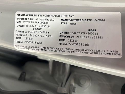 Used 2024 Ford F150 XLT w/ Equipment Group 302A MID image 27