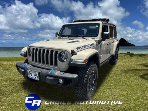Used 2022 Jeep Wrangler Unlimited Rubicon 4xe w/ Steel Bumper Group AWD/4WD image 1
