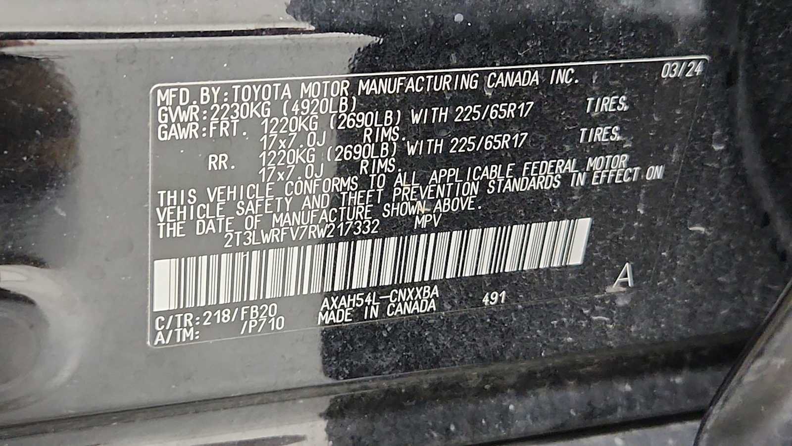 Certified 2024 Toyota RAV4 LE AWD/4WD image 11