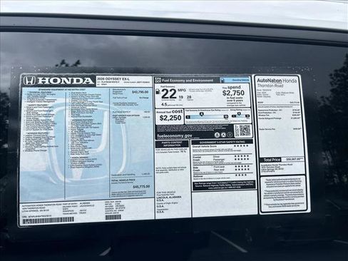 New 2026 Honda Odyssey EX-L image 18