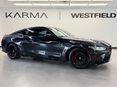 Used 2021 BMW M4 Coupe w/ Executive Package RWD image 1