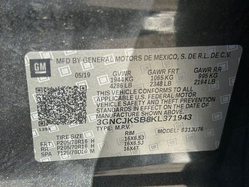Used 2019 Chevrolet Trax LS w/ LPO, Protection Package FWD image 24