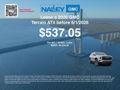 New 2026 GMC Terrain AT4 w/ Convenience Package III AWD/4WD image 3