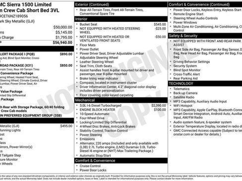 Used 2022 GMC Sierra 1500 Elevation w/ Driver Alert Package I AWD/4WD image 8