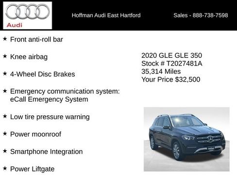 Used 2020 Mercedes-Benz GLE 350 4MATIC image 33