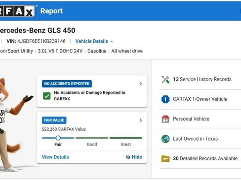 Used 2019 Mercedes-Benz GLS 450 4MATIC image 2