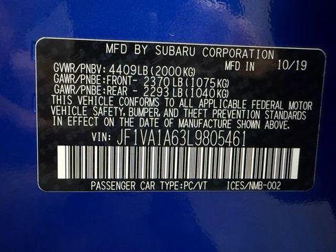 Used 2020 Subaru WRX AWD/4WD image 26