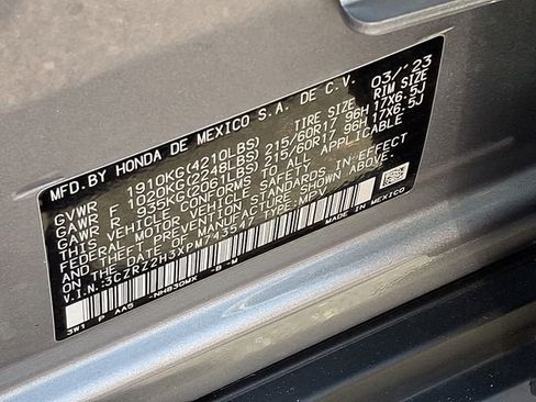 Certified 2023 Honda HR-V LX image 27