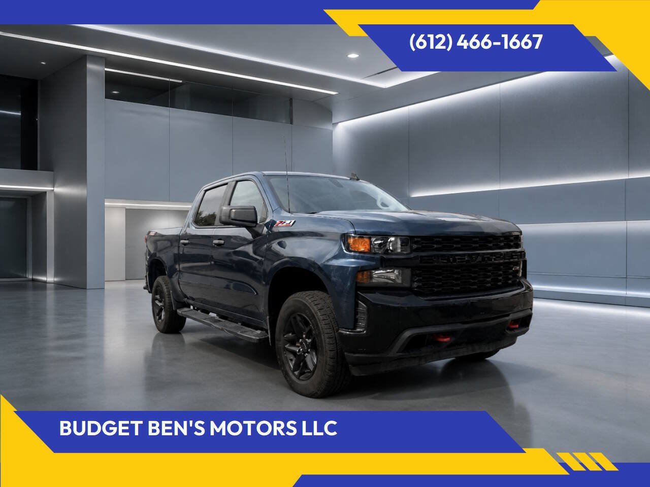 Used 2019 Chevrolet Silverado 1500 Custom Trail Boss w/ Custom Convenience Package AWD/4WD image 1
