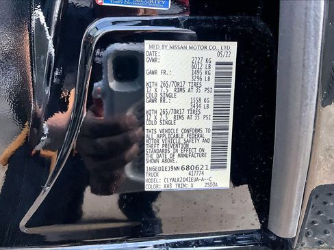 Used 2022 Nissan Frontier Pro-X w/ Technology Package image 33