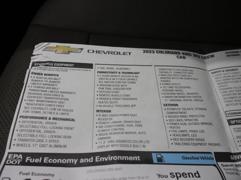 Used 2023 Chevrolet Colorado ZR2 w/ ZR2 Convenience Package III AWD/4WD image 61