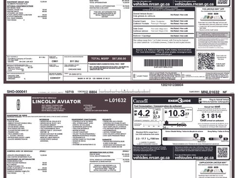 Used 2021 Lincoln Aviator Grand Touring w/ Equipment Group 302A image 4