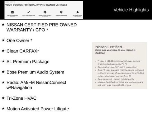 Certified 2023 Nissan Rogue SL w/ SL Premium Package AWD/4WD image 4