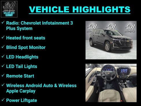 Used 2022 Chevrolet Traverse LT AWD/4WD image 3