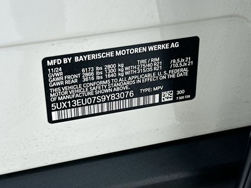 Certified 2025 BMW X5 sDrive40i w/ Parking Assistance Package RWD image 35