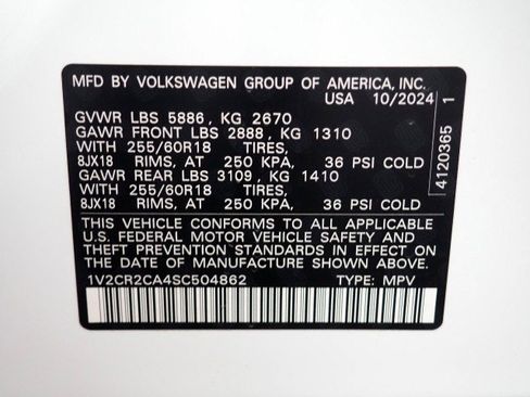 Used 2025 Volkswagen Atlas Peak Edition image 60