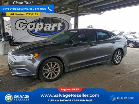 Used 2017 Ford Fusion SE w/ Fusion SE Technology Package image 1